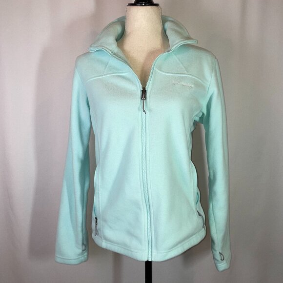 Columbia Jackets & Blazers - Columbia Teddy Full Zip Fleece Jacket Size M Aqua Mint Blue Green